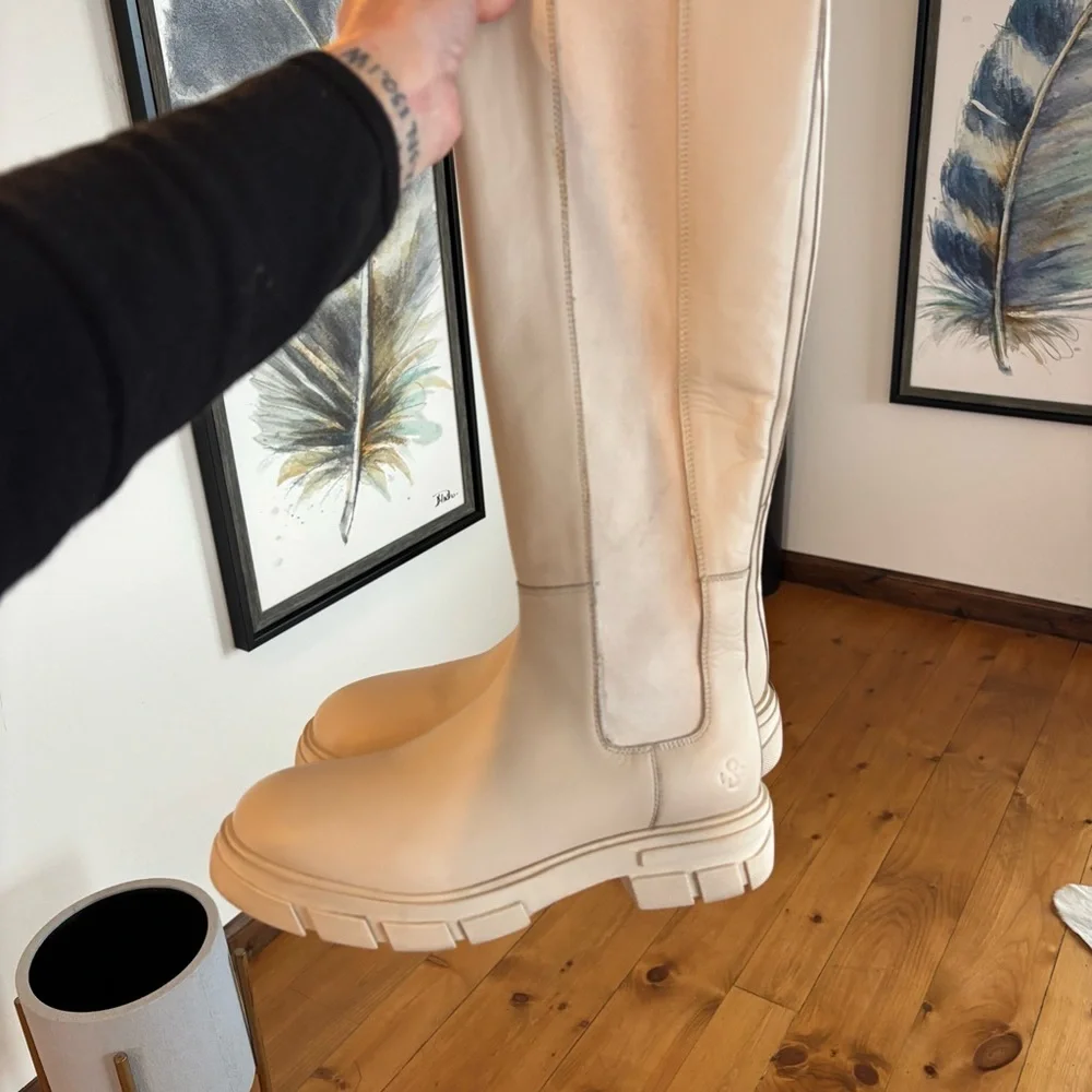 SUMMUM Woman Genuine Leather Knee-High Boots | Chic Minimalist Designer Boot